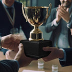 Chunful Wood Base Trophy Base DIY Square Stand Blank for Trophies Awards Trophies Figurines Cups Display Stand - color: Black, size: 6.5" X 6.5" X 5"