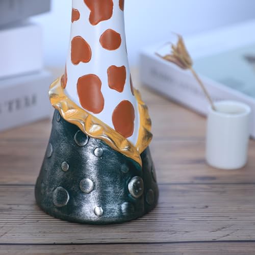 Blowing Bubble Art Vase, Animal Face Vase, Modern Home Decor Vase (No Plants) - Giraffe - color: Giraffe