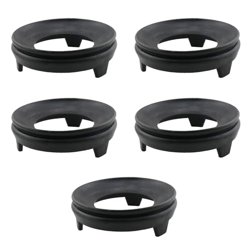 HJGarden 5PCS Black Stone Egg Sphere Holder Tray Crystal Ball Display Base Stand Holder Sculpture Ball Egg Display Stand Ostrich Egg Tray Base Pedestal Stand Goose Egg Stand Holder