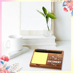 FOUGSTA Funny Office Gifts for Accountant, Gag Office Gifts for Accountant, Gag Desk Decor Gift for Coworker,Wooden Notepad Pen Holder With Funny Quotes,16.5 x 12 x 1.5 cm,XXN12 - style: but did you document it