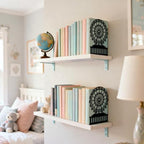 Peacoblue Metal Bookends for Shelves, Modern Decorative Heavy Duty Study Book Ends Stoppers for Office, Desk, Shelf, Room 5.3"x4.3"x7.9" Cast Iron Simple Tall Bookends 1 Pair (Ferris Wheel) - style: Ferris Wheel