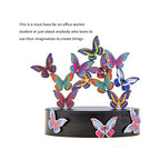 PowerTRC Toy Magnetic Desktop Sculpture (Butterflies) | Mini Magnetic Art Decoration for Desktop | Fun Stress Relief Office Gift