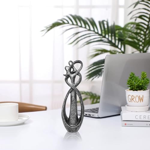 Resin Couple Home Decor Romantic Gift for Weddings Valentine's Day and Anniversaries Decoration Figurine for Girlfriend, Bridal Shower, Engagement (Little Retro) - color: Little Retro