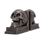 Nemesis Now Celtic Tale Resin Bookends - Heavy Decorative Book Ends for Literature Collections, Ornate Celtic Skull Design and Knotwork, Bronze Finish