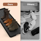 Extra Large Heavy Duty Boot Natural Rubber Shoe Mat for Entryway with Shoes Brush Large Boot Mat Multi-Purpose for Indoor or Outdoor, 16.1x 47.6 Inches - size: 47.6 inch (L) x 16.1 inch (W) x 1.01 inch (H)