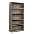 Sauder 5 Tier Book Shelf Wooden Bookcase Multipurpose Bookshelf for Home Office, Living Room, in Mystic Oak - color: Mystic Oak