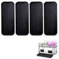 Drip Pan Compatible with Drink Dispenser, 4 Pack Silicone Tray Mat for DD&HAPP Glass Drink Dispenser - color: 4 Pack
