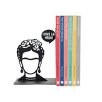 Balvi Frida Bookend – Decorative Metal Book Holder for Shelves and Desks, Ideal for Home and Office Décor, for Art Lovers and Readers – Sujetalibros