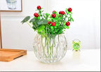Glass Flowerpot, Planters,Vase, Hydroponic Flowerpot, Candy Bowl, Candlestick,Key Bowl,Decorative Bowls (A) - style: A