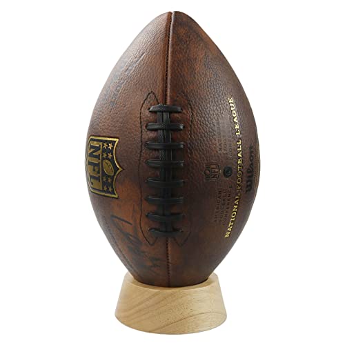 HillSpring Wood Display Stand for Basketball Football Volleyball Soccer Ball , Crystal Ball Stand Holder