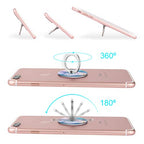 Bonoma Phone Ring Holder, 3 Pack Beach Flowers Butterfly Universal Finger Ring Stand Grip Kickstand Compatible with Smartphones and Tablets - color: Beach Flowers Butterfly