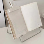 Desktop Tablet Stand, Stainless Steel Multifunctional Minimalist Design Simple Desk Tablet Holder for Phone and Book ﻿