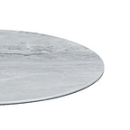 Marble Drink Table,Small Pedestal Table, Martini Tables, Side End Tables with Round Top,Wood Grain Texture,Increase Size and Weighted Base for Small Spaces Living Room,Bedroom - color: Marble-2#