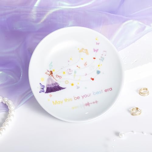 Crisky Singer Inspired May This Be Your Best Era - Ring Dish Jewelry Tray Trinket Dish, Birthday Encourage Gifts for Women Friends Besties Sisters Graduation Gift Ideas - style: Birthday Best Era