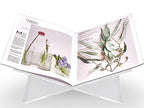 Honygebia Clear Acrylic Book Stands - Cross Frame Acrylic Book Holder, Open Bookstand for Display and Reading, Suitable for Art, Bible, Cookbook, Easel, Magazine, Textbooks 12.5" x 9.5" x 5.5" - color: Clear