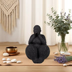 Contemporary Yoga Sculpture - Premium Resin Art Figure for High-End Display Spaces & Meditation Rooms
