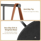 niffgaff 2 Pack 15‘’-24‘’ T Bar Purse Display Stand Tabletop: Adjustable Height Handbag Holder, Countertop Hanging Rack for Long Necklace Scarf Lanyard, Black - color: Black