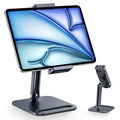 CreaDream Tablet Stand, Heavy Aluminum Tablet Holder for Desk with Adjustable 360° Swivel Bracket, Compatible with iPad Pro/Air/Mini, Galaxy Tab, Surface Pro, Kindle Fire 4.7''-13", Black - size: Short - One Arm