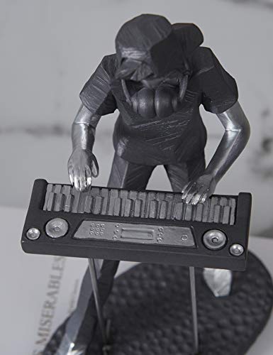 HAUCOZE Musician Statue Music Figurine Gift Home Decor Table Centerpiece Sculpture for Piano Studio Bedroom Polyresin 10 Inch