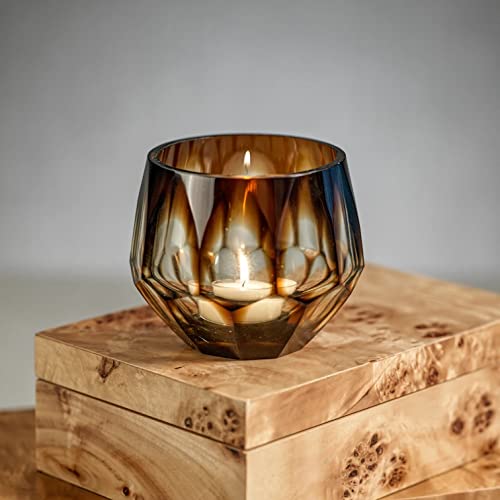 Zodax Leiden Burl Wood Design Decorative Box (Small 7.75")