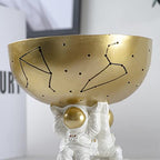 BUTILIVEEN Astronaut Decorative Bowl for Sundries, Spaceman Candy Bowl, Key Holder and Jewelry Storage Box, Astronaut Decor, Gifts for Spaceman Lover, Resin, 5.09" W - style: Key Bowl