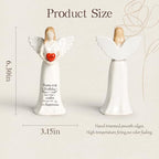 70th Birthday Gifts for Women, Happy 70th Birthday Gifts for Mom, Grandma, Aunt, Mother-in-Law, Friend, Ceramic Angel Figurine - color: Sy0223