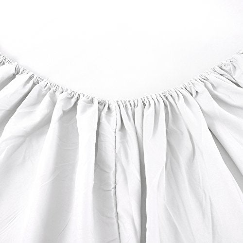 Sfoothome Queen Sheets Set - White Hotel Luxury 4-Piece Bed Set, Extra Deep Pocket, 1800 Series Bedding Set, Sheet & Pillow Case Set (Queen, White) - color: White-4 Pieces, size: Queen