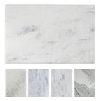 Koville African Natural Marble Cutting Board for Kitchen Pastry Bread, 12" x 8" Genuine Marble Cheese Board Stone Tray for Counter, Bathroom Perfume Tray Jewelry Candle Plate (Namib Fantasy) - color: Namib Fantasy