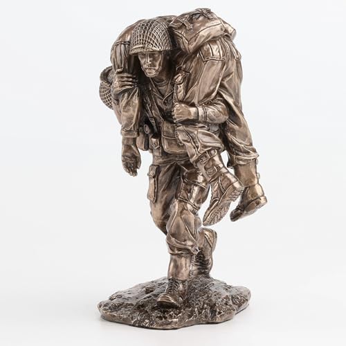Veronese Design 5 1/8 Inch No Soldier Left Behind Cold Cast Resin Bronze Finish Military Gift Statue