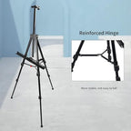 RRFTOK Artist Easel Stand,Metal Tripod Adjustable Easel for Painting Canvases Height from 21" to 66" with Reinforced Triangle,Carry Bag for Table-Top/Floor Drawing and Didplaying(3pack). - style: 66BL 3-pack