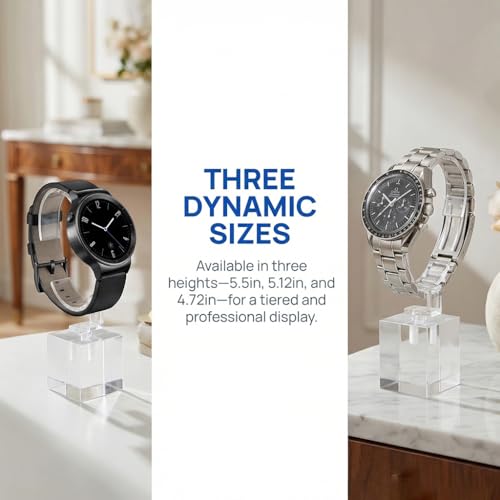 Watch Display Stand C Shape Single Watch Bracelet Display Rack Wrist Watch Display Holder Riser Fine Exhibition Store Trade Show for Jewelry Display Home Decor Retail Use