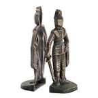 Design Toscano SP14917 Medieval Knight Iron Bookends, bronze - style: Medieval Knight