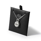 Oirlv 10 PCS Jewelry Cards PU leather Earring Necklace Card for Selling Jewelry Display Cards - style: PJ01103