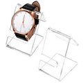 2 PCS Clear Watch Stand, Acrylic Watch Display Single Bracelet Holder Stands Lightweight Bracelet Holder for Men Women Home Office Desk Bedroom Watches Jewelry Decor