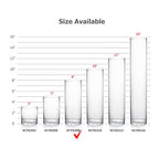 WGVI Quality Thick Clear Cylinder Glass Vases, 3" W x 8" H, Bud Vase Skinny Narrow Floral Bouquet Flower Container for Wedding Centerpieces Tabletop Home Accent Décor Brush Pen Holder, 1 Piece - size: 3"x8"H