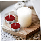 Operitacx 300 Pcs Aluminum Candle Cups with Wicks 1.49X1.49X0.55In Tea Light Containers for DIY Candle Making Home Decor Craft Projects - size: 300Pcs