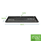Achla Designs Scrollwork Rubber Boot Tray, Large - size: 46" x 14.3" x 1.5"