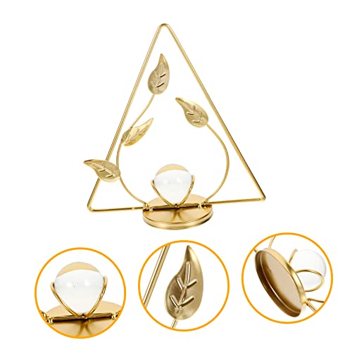 Luxury Leaf Ornament Ginkgo Leaf Decor Metal Statue Beautiful Home Decor