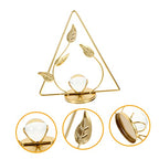 Luxury Leaf Ornament Ginkgo Leaf Decor Metal Statue Beautiful Home Decor
