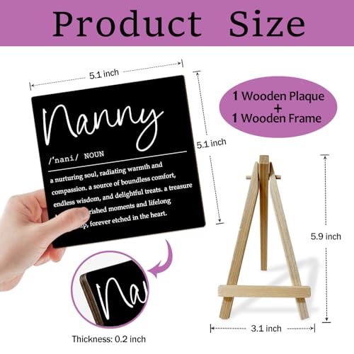 Best Nanny Birthday Gift Ideas, Mothers Day Gifts for Nanny, Nanny Gifts, Nanny Definition Home Decor, Christmas Gift, Thanksgiving Day Gift for Nanny (MP19) - color: MP019
