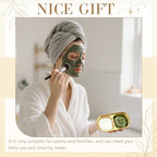 Teenyyou 4 Pcs DIY Esthetician Bowls Face Mask Tray Esthetician Supplies Stainless Steel Compartment Serving Tray Women Skincare Products for Spa Salon Aesthetician Beauty, Nail Art(Gold,Small) - color: Gold, size: Small