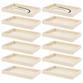 Yolev Jewelry Organizer Tray Stackable Velvet Jewelry Trays,Drawer Inserts Earring Organizer Adjustable Velvet Box Tray Earring Necklace Storage Ring Bracelet Display Case