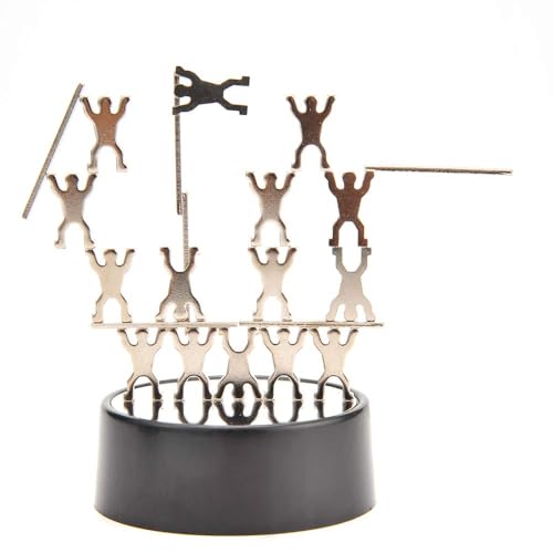PowerTRC Magnetic Desktop Sculpture (Acrobats) | Mini Magnetic Art Decoration for Desktop | Fun Stress Relief Office Gift - size: 1 Set
