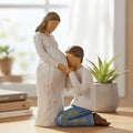 NAN ZAI NAN FANG Gift for Expecting Parents Mother to be Gifts Ideal Resin Sculpted Hand Painted Figurine Pregnant Wife from Husband Best Gifts for New Moms and Dads - style: Expectant Dad Mom