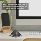 Amazing Gemstone Black Obsidian Pyramid Crystal Healing Stones - 2" Great Pyramid Figurine of Natural Stone Pyramid for Meditation, Reiki, Chakra Balancing and Crystal Pyramids Grid - color: Black Obsidian