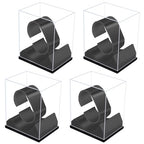 Watch Display Stand with Box 4PCS C Shape Single Watch Bracelet Display Rack Wrist Watch Display Holder Riser Fine Exhibition Store Trade Show for Jewelry Display Home Decor Retail Use