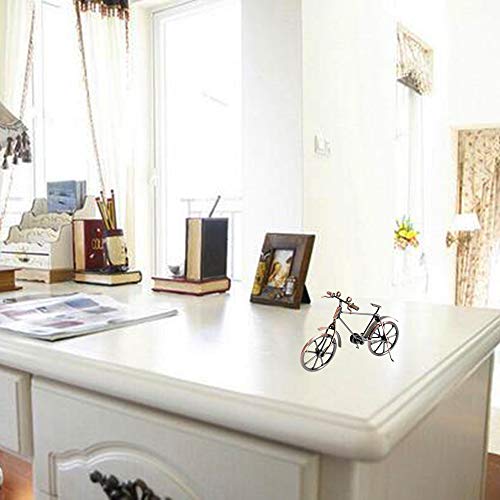 Bicycle Decor Unique Metal Bicycle Home Office Bike Decoration Art Ornaments Figurines Bike Red Copper Bike Decor Iron Decorative Bicycle Classic Bike Sculpture for Children Toys Gifts