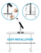 woleyi Anti-Theft Desktop Tablet Kiosk Stand Holder, Heavy Duty Countertop Tablet POS Display Mount with Security Lock and Key, Compatible with iPad Pro/Air/Mini, Galaxy Tabs, More 7-11" Tablets