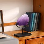 Marsui Large Rock Display Stand Slab Stands Crystal Holders Metal One Arm Two Prong Display Easel Holder for Plate Slab Slice Fossil Flat Minerals Crystals(5.91 x 3.74 x 5.31 Inches,Black) - size: 5.91 x 3.74 x 5.31 Inches