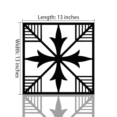 GlintHome Black Metal Wall Art - Minimalist 3D Textured Abstract Sculptures Wall Art for Living Room Garden Bedroom Office Bathroom Home Decor - color: Black-001, size: Small